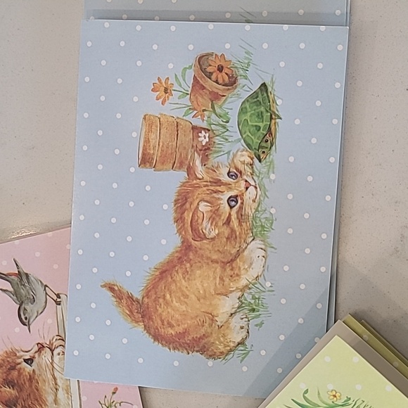 New 😺 Kitty Blank Stationary Cards - Picture 2 of 7